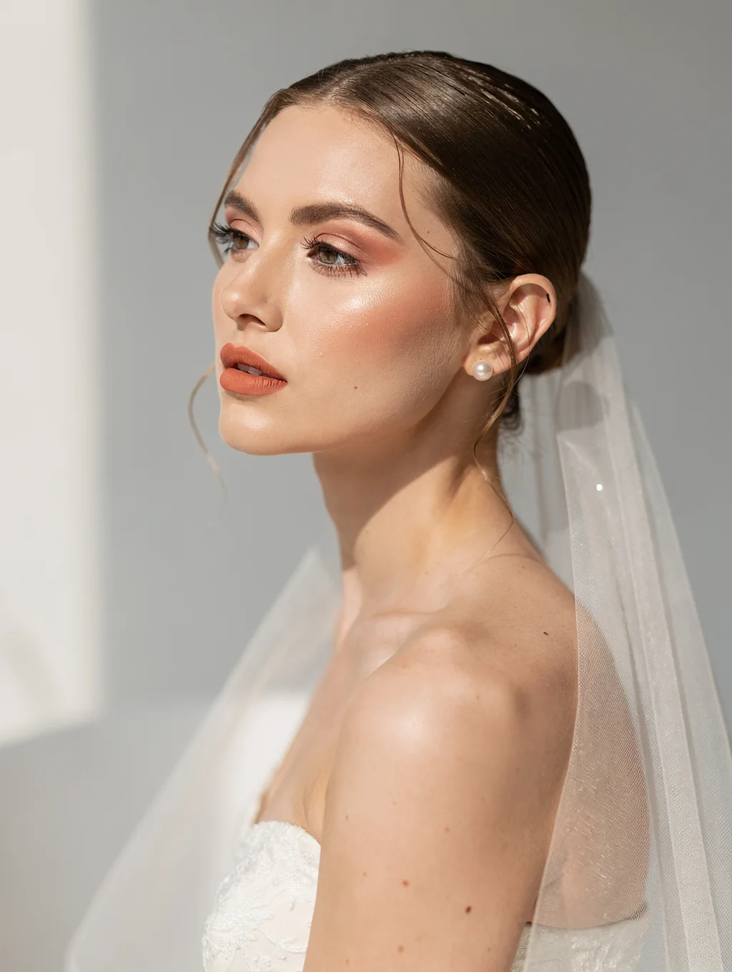Joanne Glow Studio bridal editorial makeup look